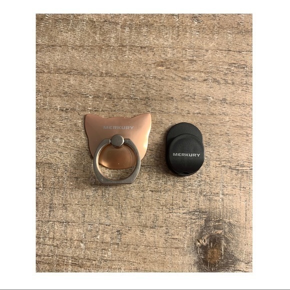 Rose Gold Cat Phone Ring - Picture 1 of 2